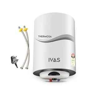 IVAS Thermosa 10 Litre 2000W Metal 5 Star Storage Water Geyser with Titanium Glass Line Coated Tank & 2 Years Warranty, THERMOSA10L