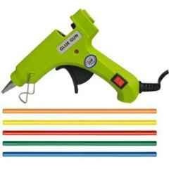 Bandook 20W Green Glue Gun with 10 Pcs Fluorescent Glue Sticks