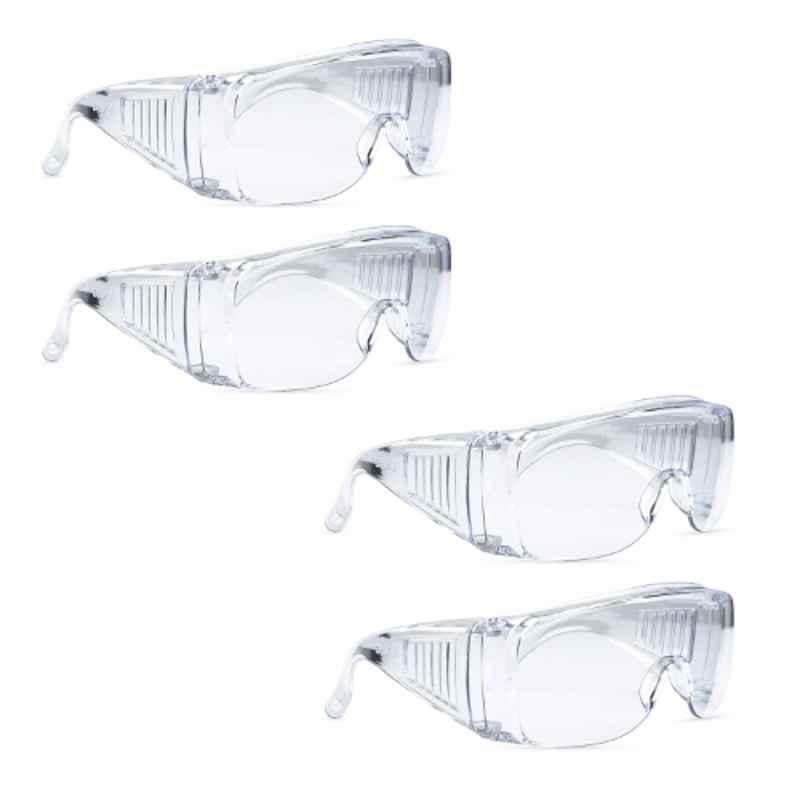 Vijay Sabre Clear Polycarbonate Safety Goggle (Pack of 4)