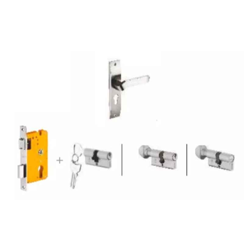 Dorset Hale HL HALE 190mm Zinc SC Finish Lock Set with Knob & 70mm Key Cylinder