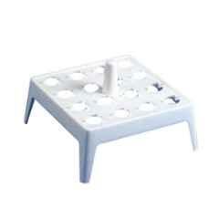 Polylab Polypropylene Float Rack for 16 MCT of 1.5ml, 63201 (Pack of 12)