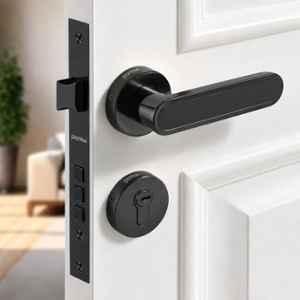 Plantex Stainless Steel Z Black & PVD Black Mortise Door Lock Set with 3 Keys, OHMH-21