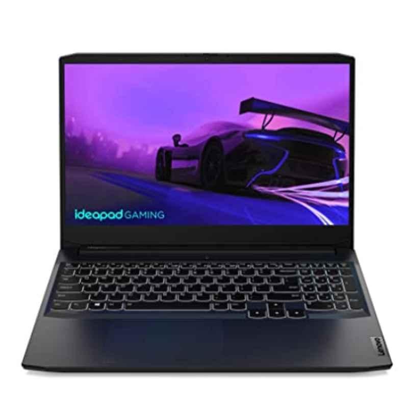Lenovo IdeaPad Gaming 3 Shadow Black Gaming Laptop with Intel Core i5 11320H 8GB/512GB SSD/Win 11 & 15.6 inch FHD IPS Display, 82K101B6IN