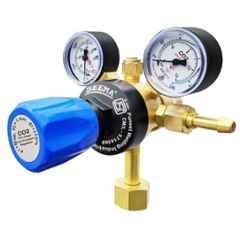 Seema 41.67lpm Forged Brass Two Stage Carbon Dioxide Gas Pressure Regulator, S.DS.CO2-6 (ISI Certified)