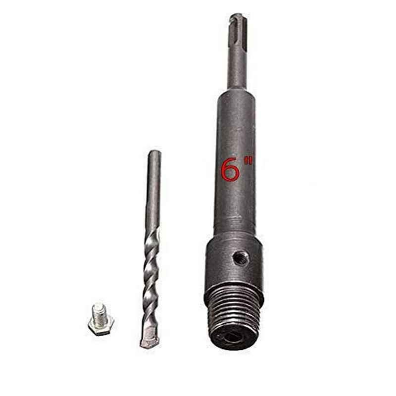 Krost Sds Shank Concrete 160mm Rod For Holesaw For Brick Cement Stone (Rod 160mm, Grey)