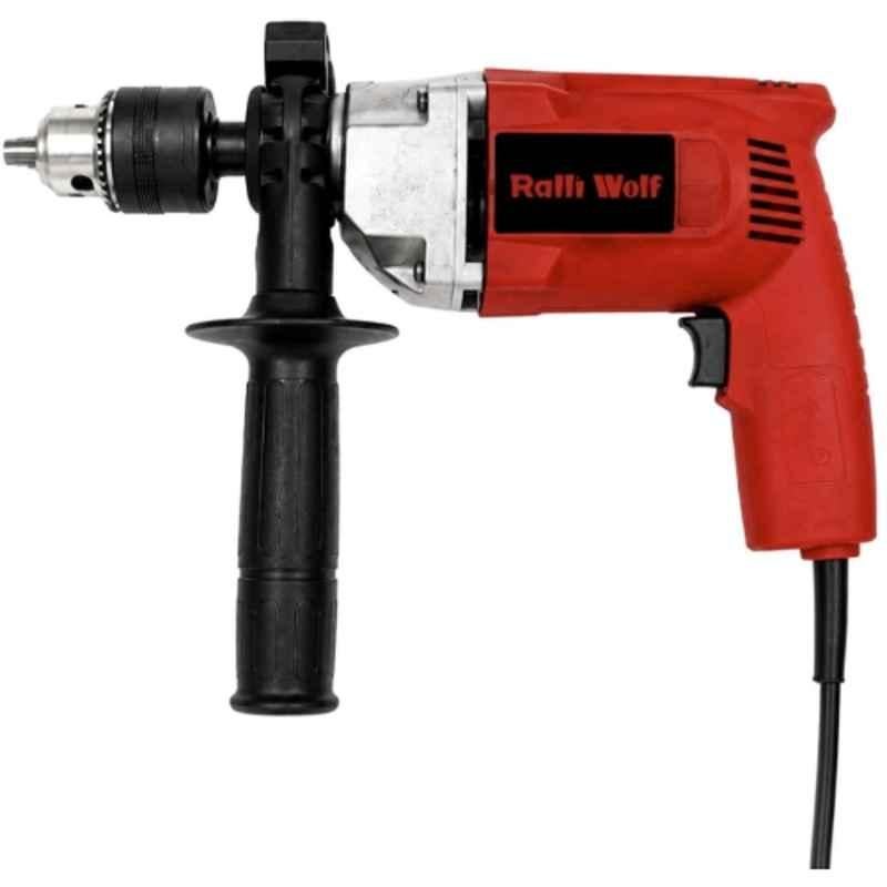 Ralli Wolf 13mm 650W Pistol Grip Rotary Drill with Powerful Motor & High Speed Performance, RW13