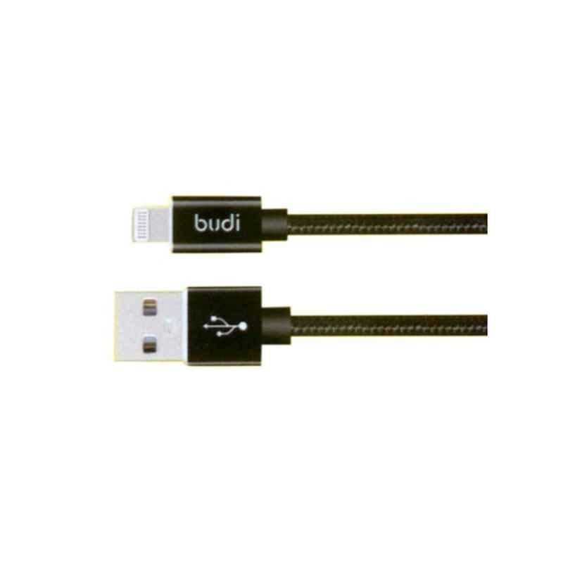Budi Black Apple Iphone Data Cable for 7, 7 Plus, 6, 6S, 6 Plus, 5S, 51-Meter, 2724468287268