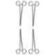 Forgesy 6.5 inch Stainless Steel Hegar Needle Holder, FORGESY224 (Pack of 4)
