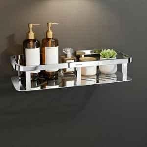 Plantex 12x5 inch Stainless Steel 304 Grade Chrome Shelf for Bathroom/Storage Organizer for Bathroom/Kitchen Rack/Bathroom Accessories