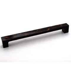RAB 224mm Acrylic D Copper Finish Drawer Pull Handle, 104 (Pack of 2)