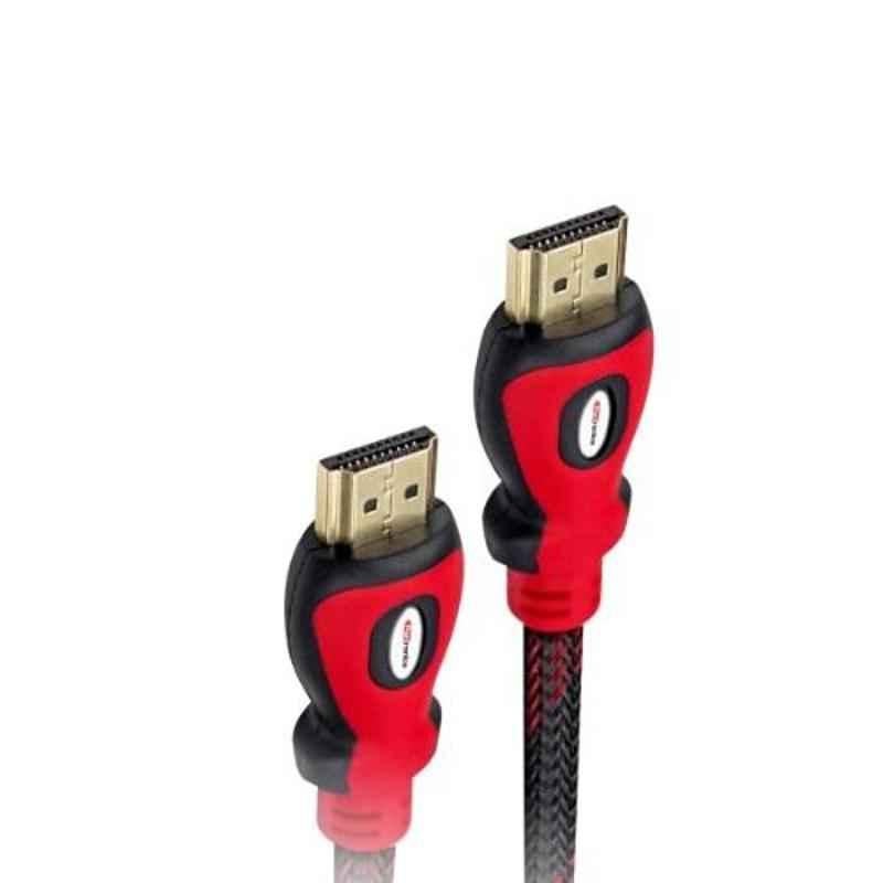 Portronics Koral 1.5m Male to Male Gold Plated PVC HDMI Cable, POR-635