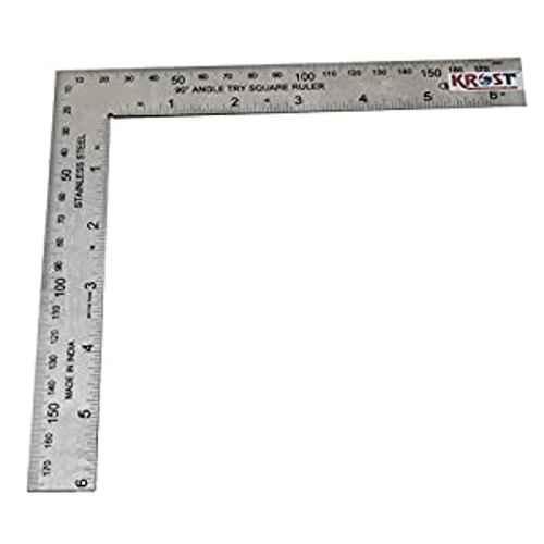 Buy Premium Stainless Steel Right Angle Ruler High Precision 90