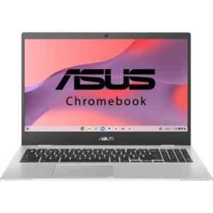 Asus CX1500CKA-NJ0393 Transparent Silver ChromeBook with Intel Celeron Dual Core N4500 4GB/eMMC/64GB Chrome OS & 15.6 inch Display, 90NX03Y2-M00E20