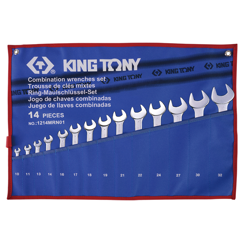 King Tony 14 PCS Combination Wrench Set, 1214MRN01