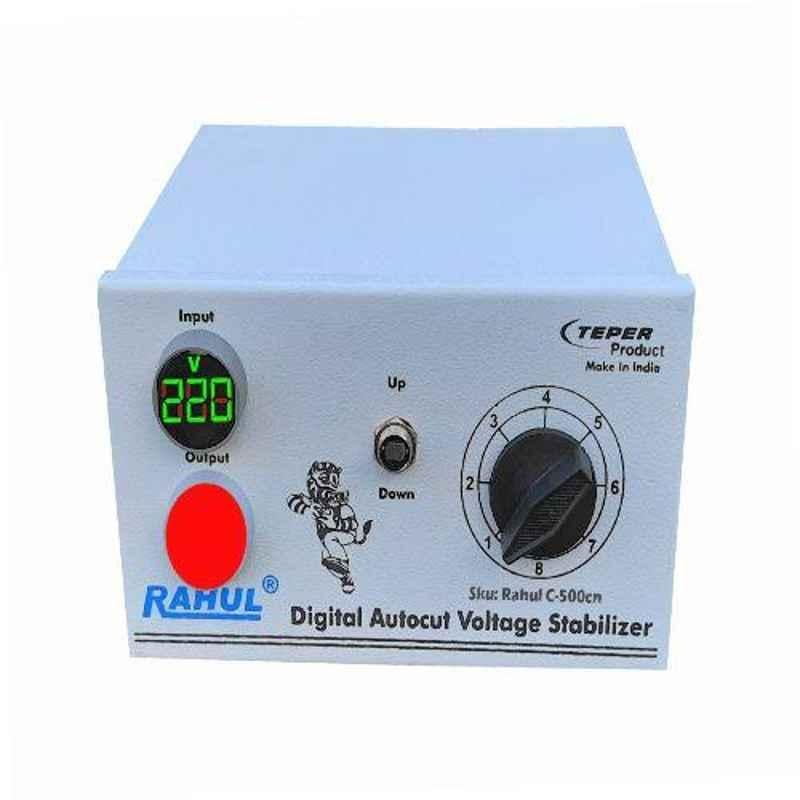 Rahul C-500CN 90-280V 600VA Single Phase Autocut Voltage Stabilizer