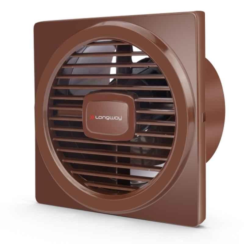 Longway Gusto 22W Ultra High Speed Plastic Brown Exhaust Fan, Sweep: 150 mm