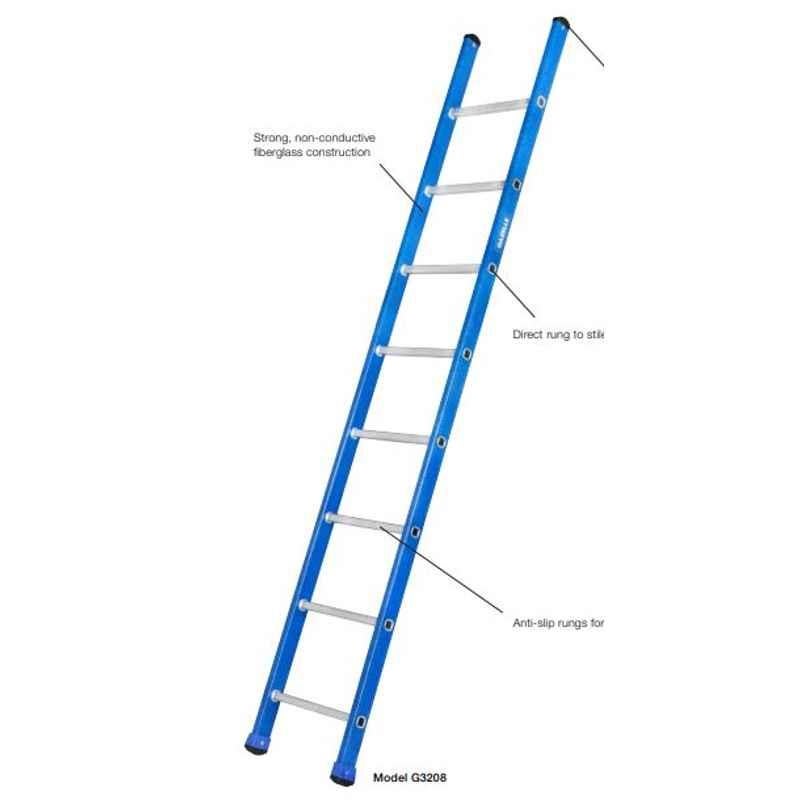 Gazelle 8.5ft Fiberglass Straight Ladder, G3208
