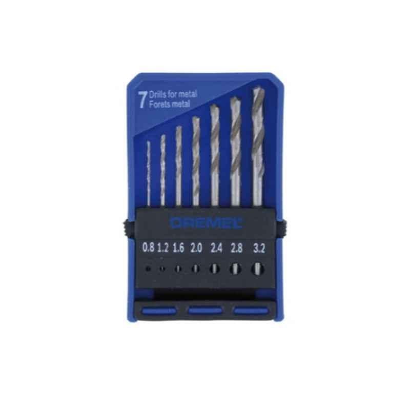 Dremel 7 Pcs Precision Drill Bit Set, 2615062832