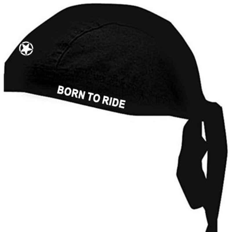 Just Rider Black Thermal Retention & Performance Under Helmet Cap for Men (Pack of 5)
