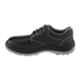 Neosafe A7024 Victor Pro Leather Steel Toe Low Ankle Black Work Safety Shoes, Size: 8