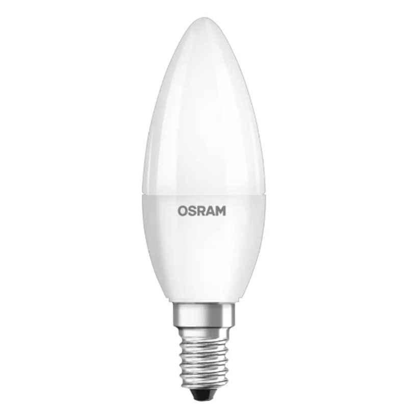 Osram 4.9W Warm White Classic Frosted LED Bulb, CLB 40F 4.9W/827 E14