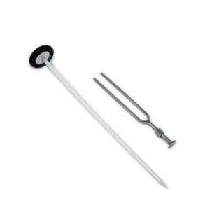 Forgesy Stainless Steel Knee Hammer & 128 Hz Tuning Fork Set, FORGESY181