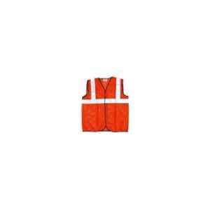 Prima PSJ-02 2 inch Orange Reflector Cloth Safety Jacket (Pack of 5)