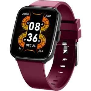 Gizmore GizFit Blaze PRO 1.69 inch Touchscreen Burgundy BT Calling Smartwatch