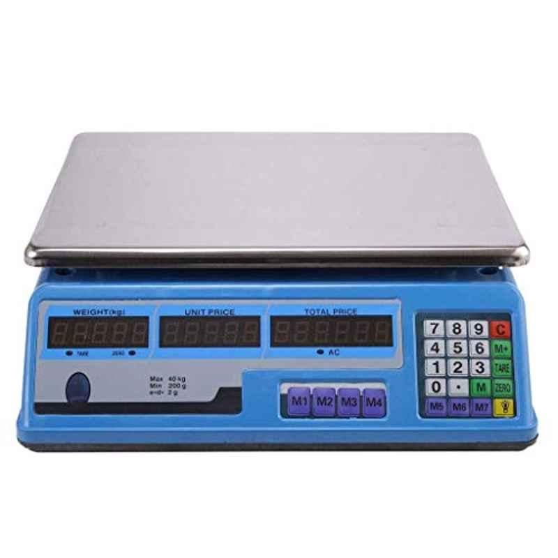 40kg Electronic Price Computing Scale with LCD Display