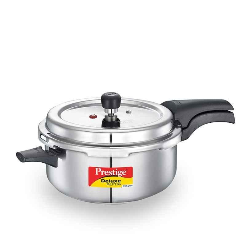 Buy Prestige Deluxe Alpha Svachh 5 Litre Silver Stainless Steel