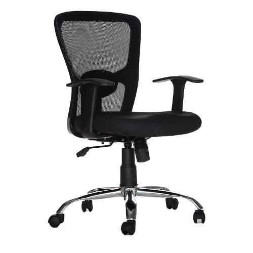 Buy Teal Zenith Mesh Black Mid Back Office Chair, 19001972 (Pack