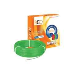Havells Reo FR PVC 90m 6 Sqmm Single Core Green Copper Insulated Cable, WRFFDN-A16X0