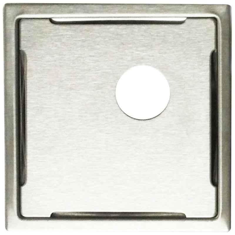 Aquieen 15.24x15.24x1.9cm Stainless Steel Silver Floor Water Drain Grating for Bathroom