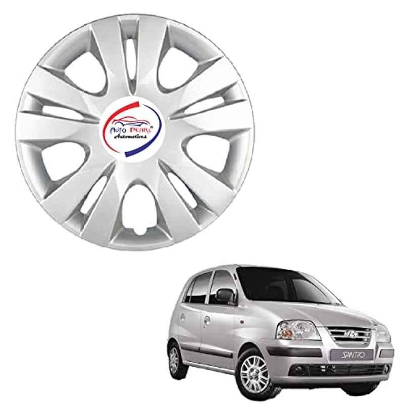 Auto Pearl 4 Pcs 13 inch ABS Hubcap Wheel Cover Set with Retention Ring for Hyundai sntro Xing WCDZR12