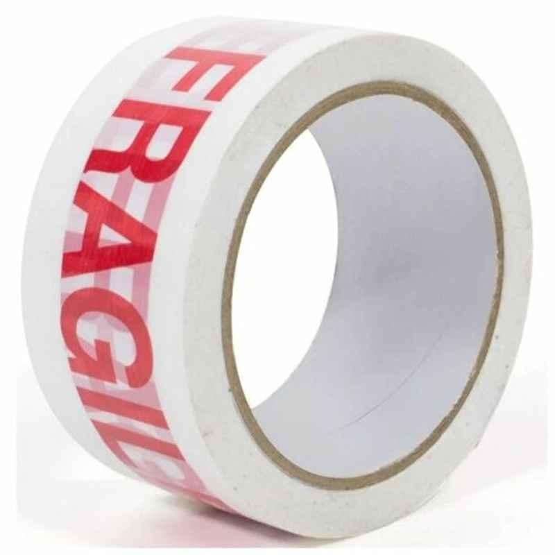 Apac Fragile Handle With Care Printed BOPP Tape, 50 Micron, 48 mmx100 Yards, 12 Rolls/Pack