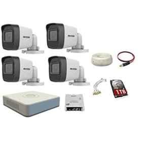 Hikvision 2MP CCTV Camera Kit, HIK2MPITPF4CHDVR4B1TB