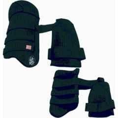 RST Black Thigh & Elbow Cricket Guard for Boy's