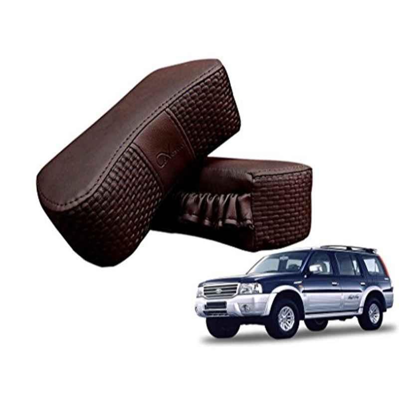 Kozdiko 2 Pcs Memory Foam Cola Neck Rest Cushion Pillow Set for Ford Endeavour