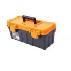 HULK 13" 13 inch Plastic Grey & Orange Tool Storage Box