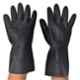 SSWW Large Black Rubber Hand Gloves