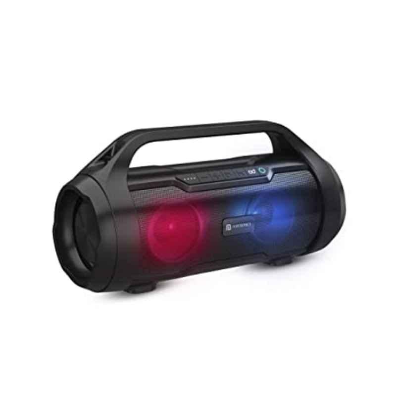 Portronics Dash 11 3000mAh 40W Black Portable Bluetooth Speaker with Multicolour LED Light, POR 1521