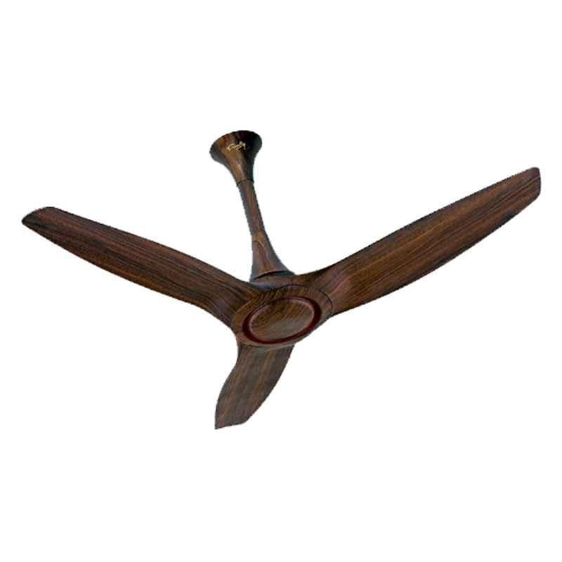 Rally Flair 65W 3 Blades Wooden Finish Ceiling Fan, Sweep: 1200mm