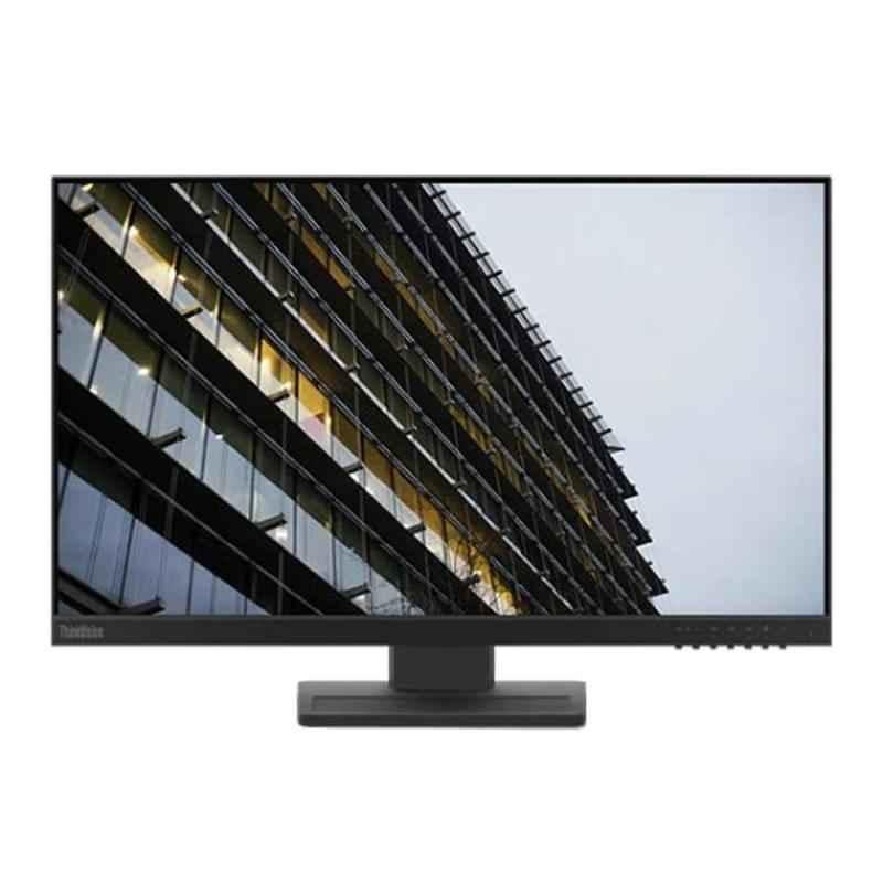 Lenovo ThinkVision E24-28 23.8 inch FHD IPS Raven Black Monitor, 62C7MAR4WW
