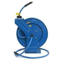 Zephyr 10mm 15m Rubber Blue Heavy Duty Auto Retractable Air Hose Reel with Dual Arm, ZAR1015DA