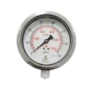 Japsin Instrumentation 0 to 70kg/cm2 4 inch Stainless Steel Dual Scale Analog Pressure Gauge, JI-EPG-1024