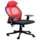 Regent Matrix Net & Metal High Back Black & Red Mesh Chair