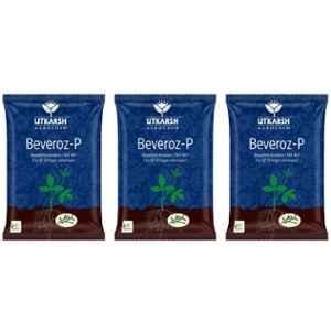 Utkarsh Beveroz-P 1kg Beauveria Bassiana for Plants, Crops & Home Gardening (Pack of 3)