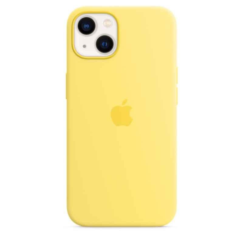 Apple iPhone 13 Pro Silicone Lemon Zest Back Case with MagSafe, MN663ZE/A