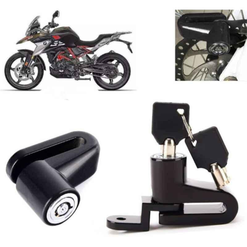 Auto Pearl Steel Black Heavy Duty Anti-Theft Disc Brake Lock for G 310 GS, Lock_124