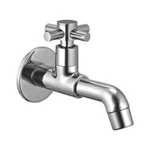 ZAP Brass Chrome Finish Long Body Bib Cock for Basin